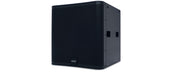 Q-SYS SB-118F Powered Subwoofer for high-performance audio in commercial and professional spaces.
