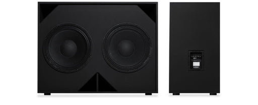 Q-SYS SB-2180 Subwoofer providing deep bass and powerful sound for commercial audio systems.