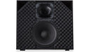 Q-SYS SC-1150 screen channel loudspeaker featuring a 15-inch woofer and 90-degree axisymmetric horn, designed for small cinema rooms.