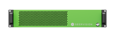 Q-SYS SVS1-2U Seervision Server, a 2U rack-mounted AI-driven camera automation appliance.