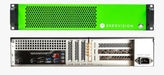 Q-SYS SVS4-2U Seervision server for enhanced two-camera processing, featuring AI-driven presenter tracking and integration with Q-SYS NC Series cameras