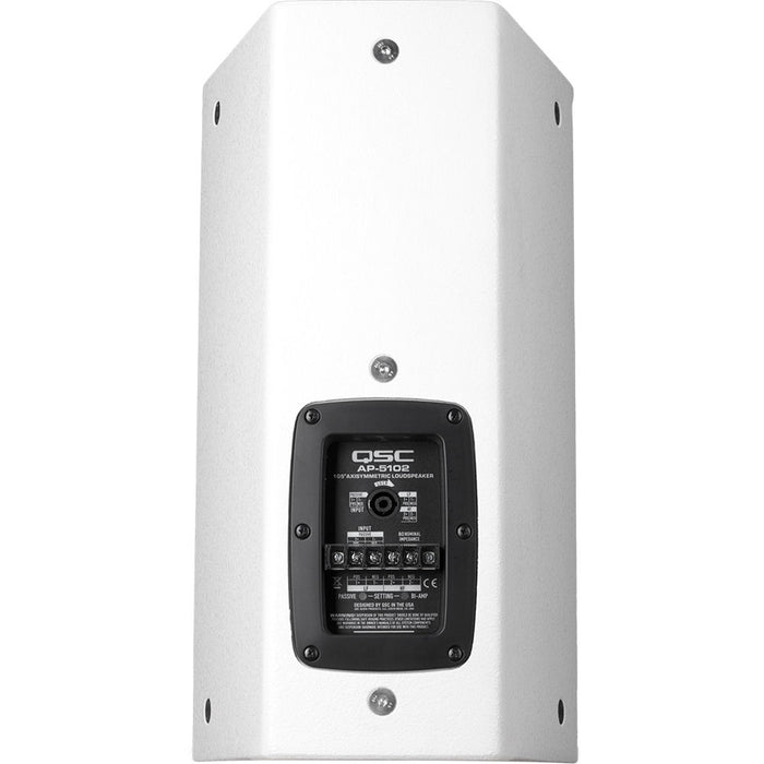 QSC AcousticPerformance AP-5102-W high-power 10-inch two-way loudspeaker with 105° conical coverage