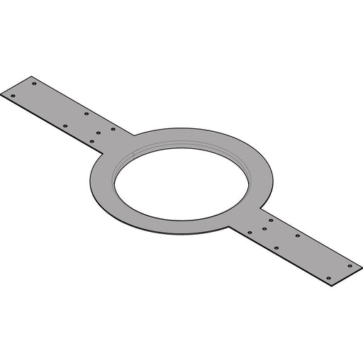 QSC Flanged Mud Ring Brackets (6-Pack) designed for AC-C4T ceiling loudspeakers, ensuring secure and professional in-ceiling speaker installation.