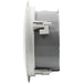Q-SYS AC-C2T-LP 2.75-inch low-profile ceiling speaker with 70V/100V transformer, ideal for commercial audio installations.