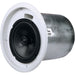 Q-Sys AC-C8T 8-inch ceiling loudspeaker with 70/100V transformer, ideal for commercial audio applications, offering high-quality sound and durability.