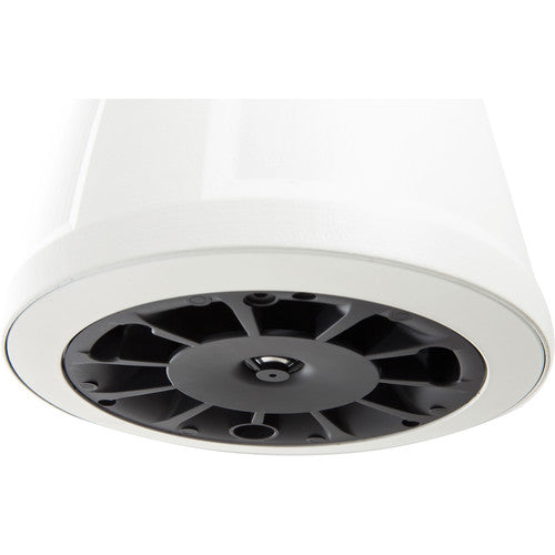 Q-SYS AD-P6T-W 6.5-inch two-way white pendant loudspeaker designed for high-performance audio in commercial and professional installations.