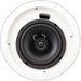 Q-SYS AC-C6T 6.5-inch two-way ceiling speaker with 70V/100V transformer for commercial audio applications.