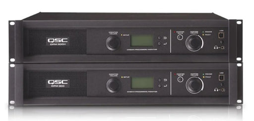Q-SYS DPM-300 Digital Processor Monitor showing its sleek design and interface for efficient audio system management.