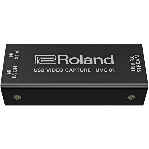 Roland UVC-01 USB Video Capture device for high-quality HDMI to USB streaming.
