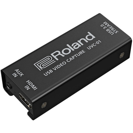 Roland UVC-01 USB Video Capture device for high-quality HDMI to USB streaming.