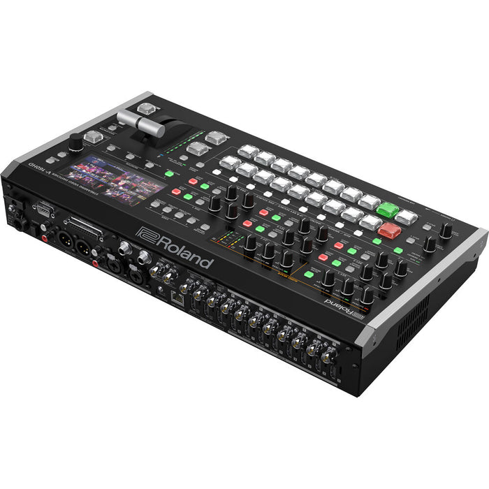 Roland V-160HD hybrid event switcher with T-bar and multiple video I/O ports