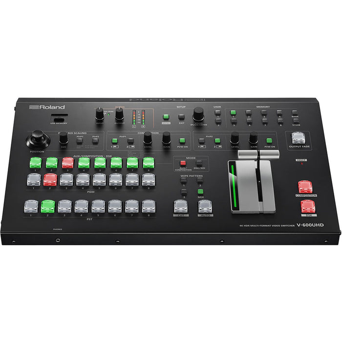 Roland V-600UHD 4K HDR multi-format video switcher
