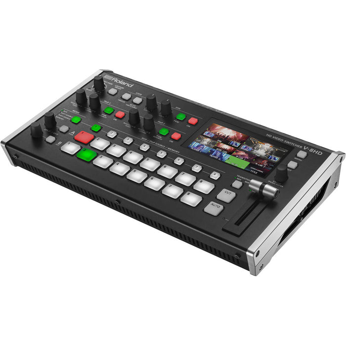 Roland V-8HD 8-Channel HD Video Switcher with HDMI inputs and T-bar