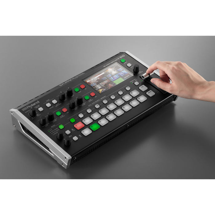 Roland V-8HD 8-Channel HD Video Switcher with HDMI inputs and T-bar