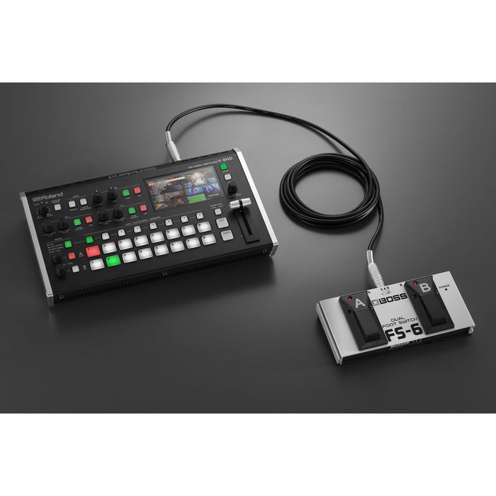 Roland V-8HD 8-Channel HD Video Switcher with HDMI inputs and T-bar