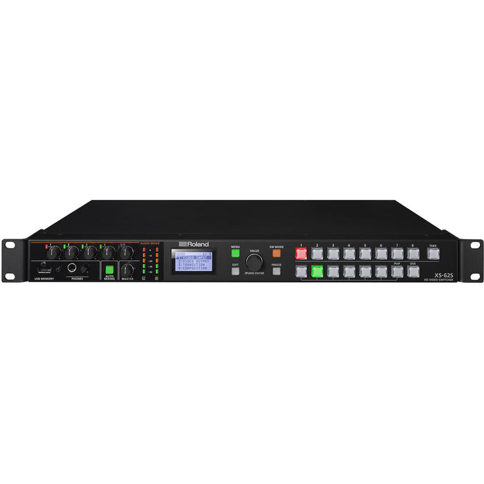Roland XS-62S 6-Channel HD Video Switcher with Audio Mixer and PTZ Camera Control (1RU)
