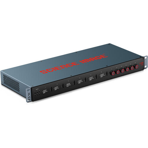 Science Image Flow Edge 6CH 4K Up/Down/Cross Converter Front and Rear Panel
