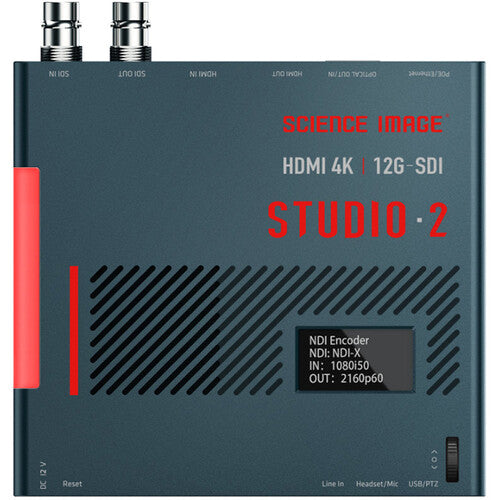 Science Image Studio 2 bi-directional 4K SDI HDMI NDI encoder decoder device