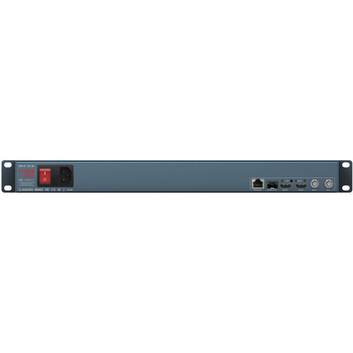 Science Image Studio Edge 1CH 4K SDI HDMI Full NDI Converter Front and Rear View