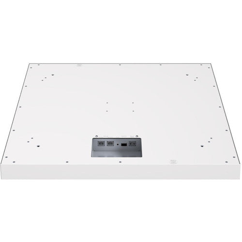 Sennheiser TeamConnect SL Ceiling 2 Microphone Array with Extension Brackets mounted in a conference room ceiling