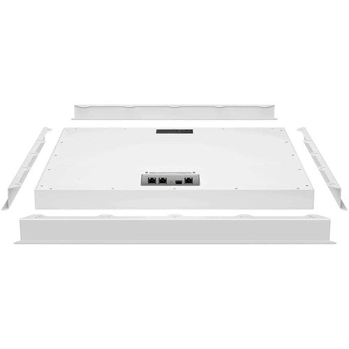 Sennheiser TeamConnect SL Ceiling 2 Microphone Array with Extension Brackets mounted in a conference room ceiling