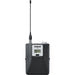 Shure AD1 digital wireless bodypack transmitter with TA4M connector and G57 frequency range from 470 to 616 MHz