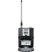 Shure AD1 digital wireless bodypack transmitter with TA4M connector and G57 frequency range from 470 to 616 MHz