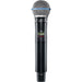 Shure AD2/B58 digital handheld wireless microphone transmitter with Beta 58A capsule and G57 frequency range from 470 to 616 MHz
