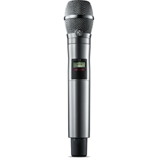 Shure AD2/K11N digital handheld wireless microphone transmitter with KSM11 nickel capsule and G57 frequency range from 470 to 616 MHz