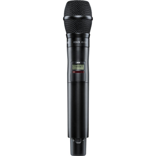 Shure AD2 handheld wireless microphone transmitter with KSM9 condenser capsule in black and G57 frequency band