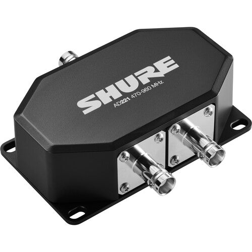 Shure AD221 Axient Digital PSM 2-way RF combiner and splitter covering 470 to 960 MHz for professional wireless systems