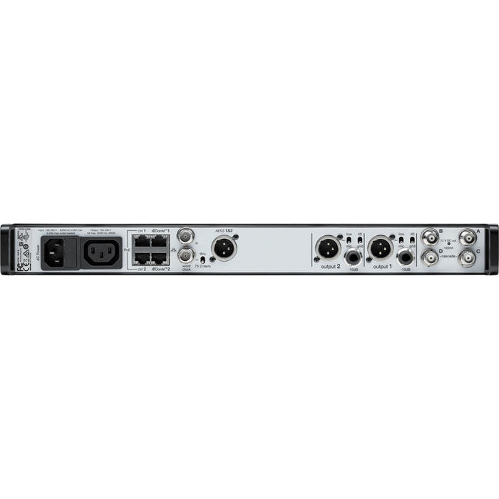 Shure AD4D-NP Axient Digital dual-channel wireless receiver with 470 to 636 MHz tuning range and no included accessories