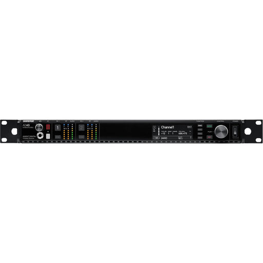 Shure AD4D-US Axient Digital two-channel wireless receiver with wideband UHF coverage from 470 to 636 MHz