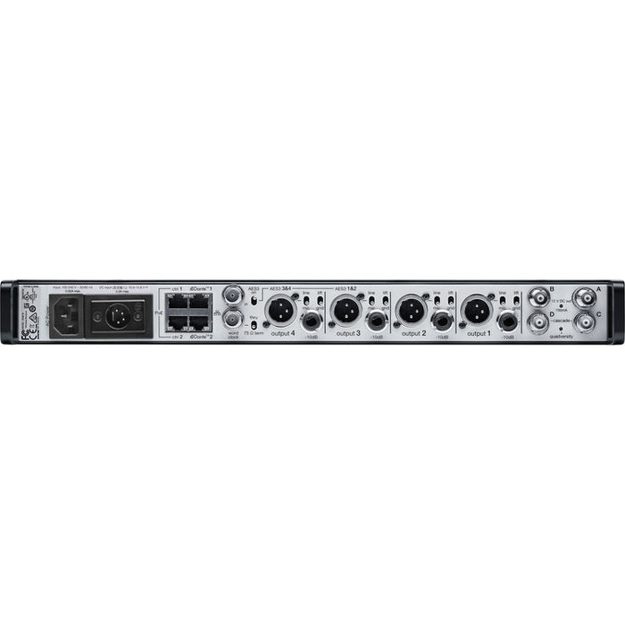 Shure AD4Q-DC Axient Digital four-channel wireless receiver with DC power module and 470 to 636 MHz frequency coverage