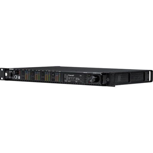 Shure AD4Q-US Axient Digital four-channel wireless receiver with 470 to 636 MHz frequency coverage and Dante networking