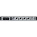 Shure AD4Q-US Axient Digital four-channel wireless receiver with 470 to 636 MHz frequency coverage and Dante networking