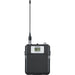 Shure ADX1LEMO3 digital wireless bodypack transmitter with LEMO3 connector and G57 frequency range from 470 to 616 MHz