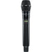 Shure ADX2/K9HSB digital handheld wireless microphone transmitter with KSM9HS condenser capsule, black finish, and G57 frequency range from 470 to 616 MHz