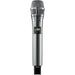Shure ADX2/N8SN digital handheld wireless microphone transmitter with Nexadyne 8/S supercardioid capsule, nickel finish, and G57 frequency range