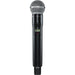 Shure ADX2/SM58 digital handheld wireless microphone transmitter with SM58 dynamic capsule and G57 frequency range from 470 to 616 MHz
