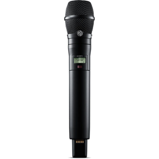 Shure ADX2FD/K11B digital handheld wireless microphone transmitter with KSM11B capsule, black finish, and G57 frequency range from 470 to 616 MHz