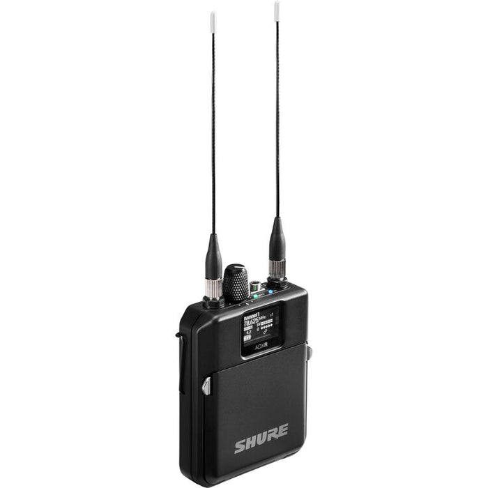 Shure ADXR-A Axient Digital PSM bodypack in-ear monitor receiver operating from 470 to 636 MHz
