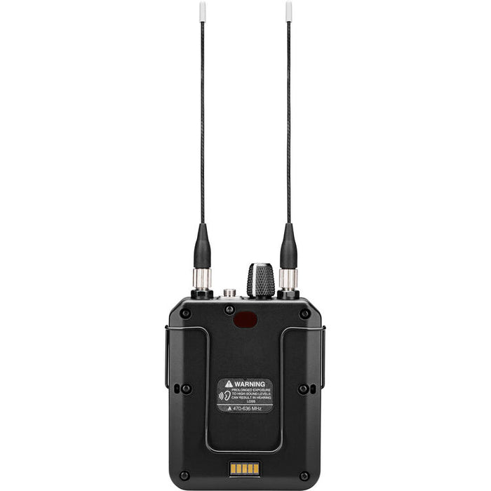 Shure ADXR-A Axient Digital PSM bodypack in-ear monitor receiver operating from 470 to 636 MHz