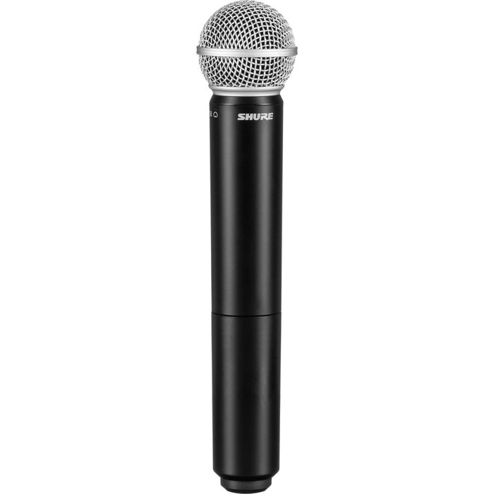 Shure BLX1288/CVL dual-channel wireless lavalier and handheld microphone system for professional audio use