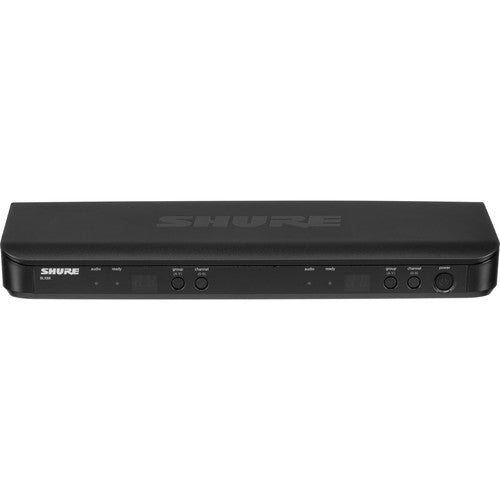 Shure BLX1288/CVL dual-channel wireless lavalier and handheld microphone system H11