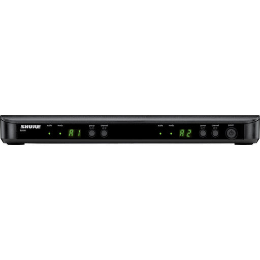 Shure BLX1288/MX153 dual wireless system with MX153 earset and handheld microphone (H11: 572–596 MHz)
