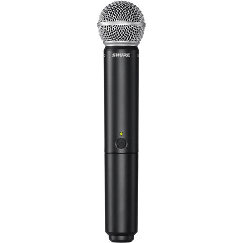 Shure BLX1288/MX153 dual wireless system with MX153 earset and handheld microphone (H11: 572–596 MHz)
