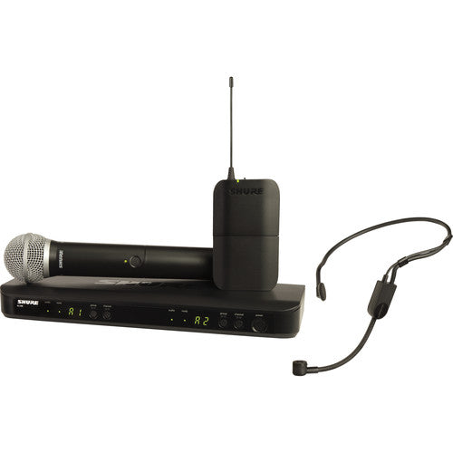 Shure BLX1288/PGA31 dual wireless headset and handheld microphone system H11 frequency band