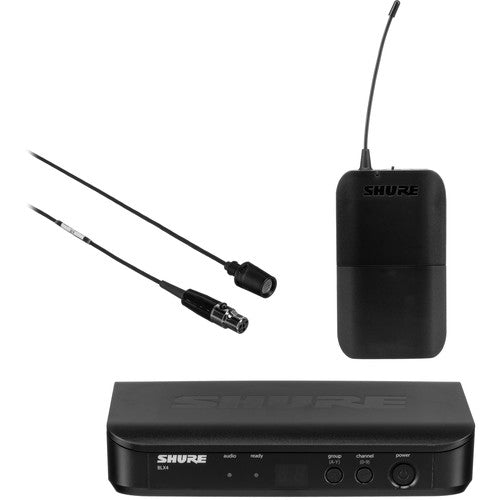 Shure BLX14/CVL Wireless Lavalier Microphone System with CVL Lavalier Mic and BLX4 Receiver