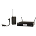 Shure BLX14R B98 H10 rackmount wireless cardioid instrument microphone system with clip-on condenser mic and BLX4R receiver